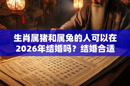 生肖属猪和属兔的人可以在2026年结婚吗?结婚合适吗? 生肖属猪和属兔的人可以在2026年结婚吗?结婚合适吗?