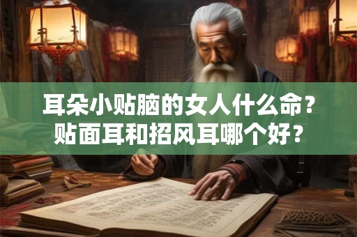耳朵小贴脑的女人什么命？贴面耳和招风耳哪个好？