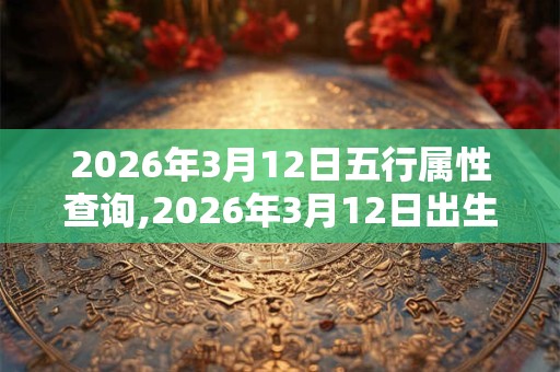 2026年3月12日五行属性查询,2026年3月12日出生五行属什么