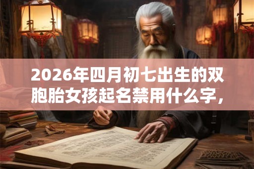 2026年四月初七出生的双胞胎女孩起名禁用什么字,五行属什么 2026年四月初七出生的双胞胎女孩起名禁用什么字,五行属什么