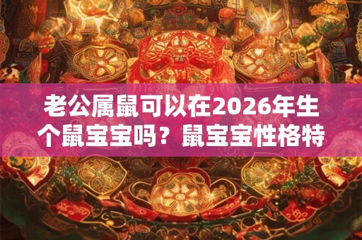 老公属鼠可以在2026年生个鼠宝宝吗?鼠宝宝性格特点? 老公属鼠可以在2026年生个鼠宝宝吗?鼠宝宝性格特点?
