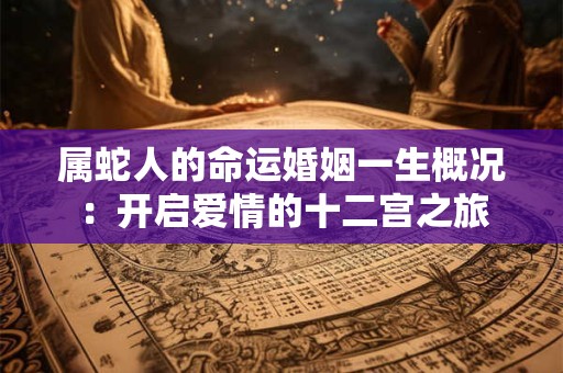 属蛇人的命运婚姻一生概况：开启爱情的十二宫之旅