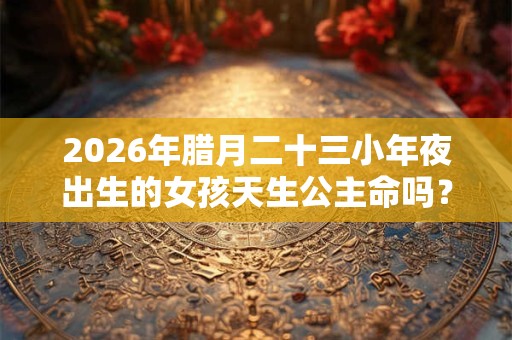 2026年腊月二十三小年夜出生的女孩天生公主命吗？性格好吗？