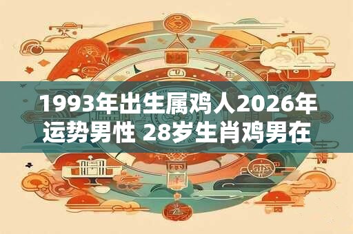 1993年出生属鸡人2026年运势男性 28岁生肖鸡男在2026年运气如何