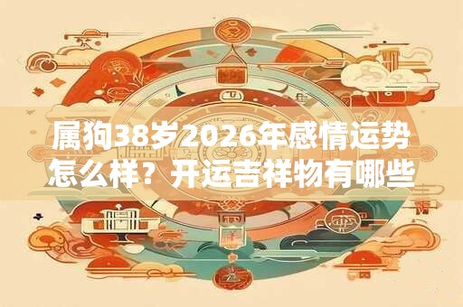 属狗38岁2026年感情运势怎么样?开运吉祥物有哪些? 属狗38岁2026年感情运势怎么样?开运吉祥物有哪些?