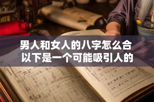 男人和女人的八字怎么合 以下是一个可能吸引人的 男人和女人的八字怎么合 以下是一个可能吸引人的