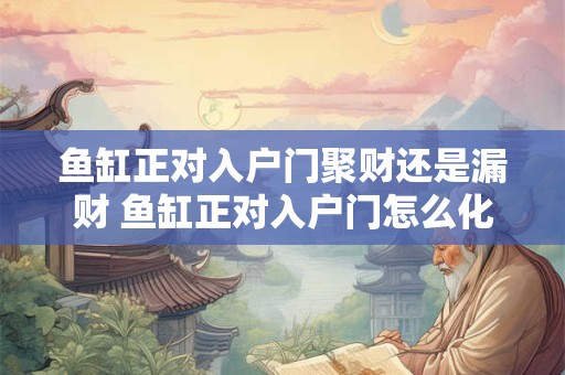 鱼缸正对入户门聚财还是漏财 鱼缸正对入户门怎么化解 鱼缸正对入户门聚财还是漏财 鱼缸正对入户门怎么化解