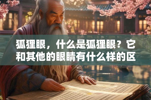 狐狸眼，什么是狐狸眼？它和其他的眼睛有什么样的区别？