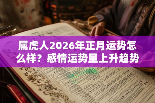 属虎人2026年正月运势怎么样？感情运势呈上升趋势