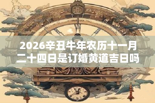 2026辛丑牛年农历十一月二十四日是订婚黄道吉日吗？