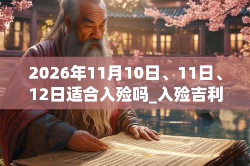 2026年11月10日、11日、12日适合入殓吗_入殓吉利吗 2026年11月10日、11日、12日适合入殓吗_入殓吉利吗