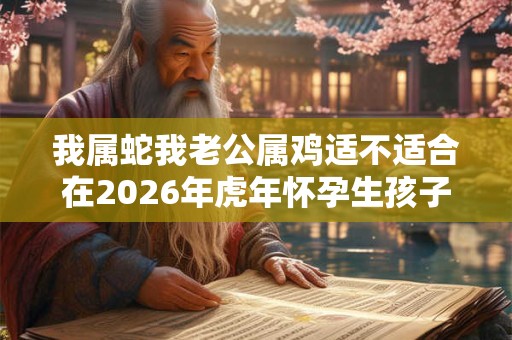 我属蛇我老公属鸡适不适合在2026年虎年怀孕生孩子？
