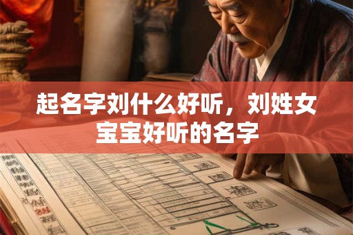 起名字刘什么好听,刘姓女宝宝好听的名字 起名字刘什么好听,刘姓女宝宝好听的名字