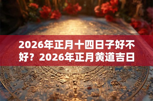 2026年正月十四日子好不好？2026年正月黄道吉日查询！
