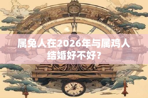 属兔人在2026年与属鸡人结婚好不好？