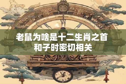 老鼠为啥是十二生肖之首 和子时密切相关