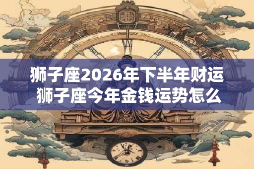 狮子座2026年下半年财运 狮子座今年金钱运势怎么样 狮子座2026年下半年财运 狮子座今年金钱运势怎么样