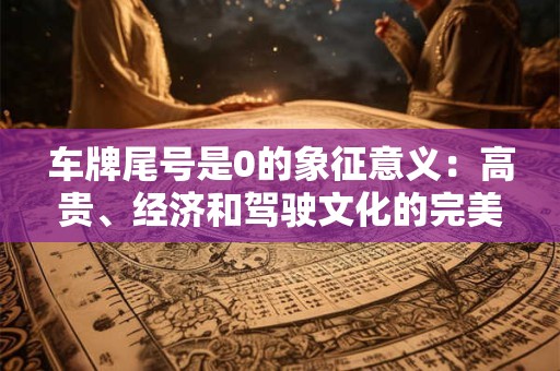 车牌尾号是0的象征意义：高贵、经济和驾驶文化的完美融合