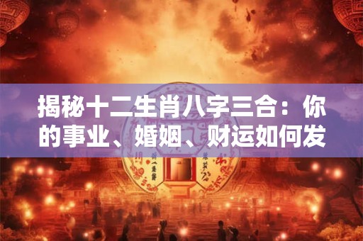 揭秘十二生肖八字三合：你的事业、婚姻、财运如何发展