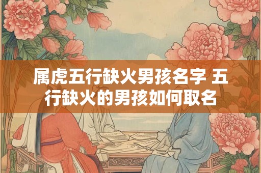 属虎五行缺火男孩名字 五行缺火的男孩如何取名