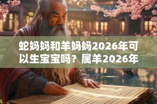 蛇妈妈和羊妈妈2026年可以生宝宝吗？属羊2026年幸运颜色？