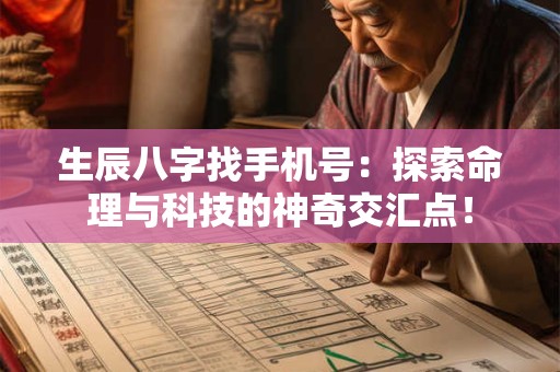 生辰八字找手机号：探索命理与科技的神奇交汇点！