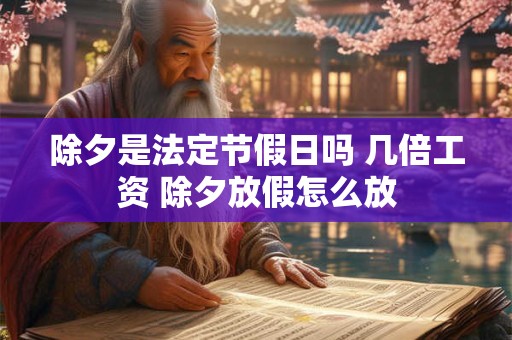 除夕是法定节假日吗 几倍工资 除夕放假怎么放