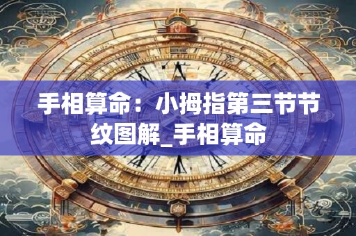手相算命：小拇指第三节节纹图解_手相算命