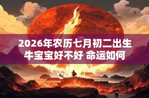 2026年农历七月初二出生牛宝宝好不好 命运如何 2026年农历七月初二出生牛宝宝好不好 命运如何