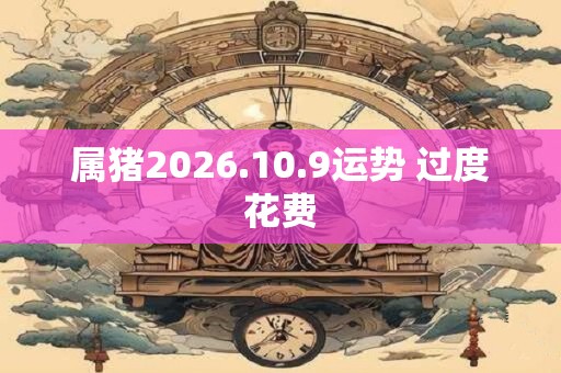 属猪2026.10.9运势 过度花费 属猪2026.10.9运势 过度花费