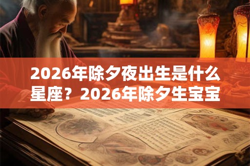 2026年除夕夜出生是什么星座？2026年除夕生宝宝好吗？
