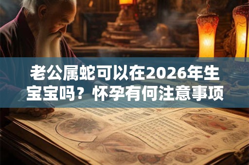 老公属蛇可以在2026年生宝宝吗?怀孕有何注意事项? 老公属蛇可以在2026年生宝宝吗?怀孕有何注意事项?