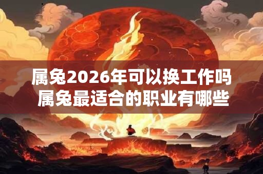 属兔2026年可以换工作吗 属兔最适合的职业有哪些 属兔2026年可以换工作吗 属兔最适合的职业有哪些