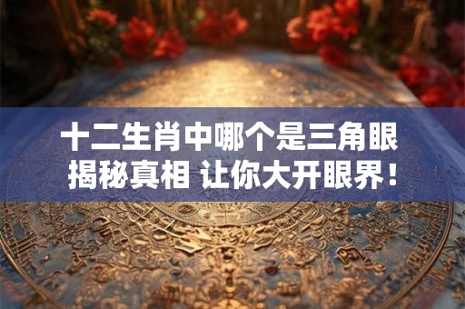 十二生肖中哪个是三角眼 揭秘真相 让你大开眼界! 十二生肖中哪个是三角眼 揭秘真相 让你大开眼界!