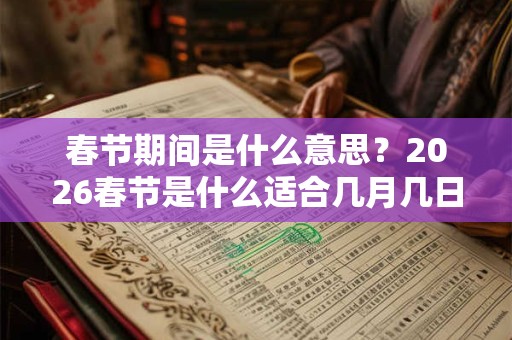 春节期间是什么意思?2026春节是什么适合几月几日? 春节期间是什么意思?2026春节是什么适合几月几日?