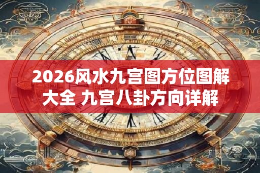 2026风水九宫图方位图解大全 九宫八卦方向详解 2026风水九宫图方位图解大全 九宫八卦方向详解