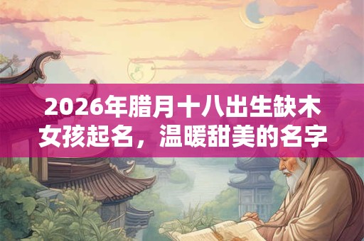 2026年腊月十八出生缺木女孩起名,温暖甜美的名字精选 2026年腊月十八出生缺木女孩起名,温暖甜美的名字精选