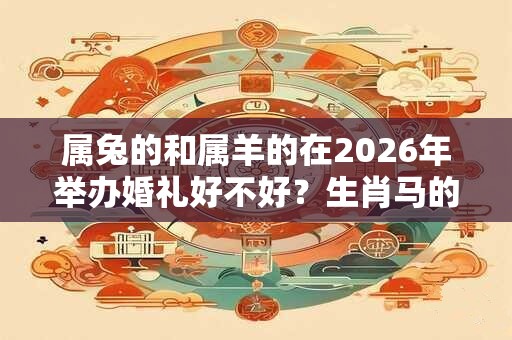属兔的和属羊的在2026年举办婚礼好不好？生肖马的命理知识