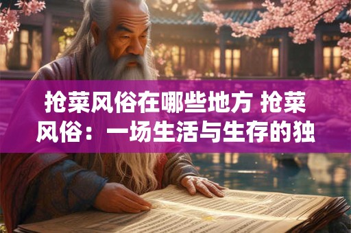 抢菜风俗在哪些地方 抢菜风俗：一场生活与生存的独特演绎