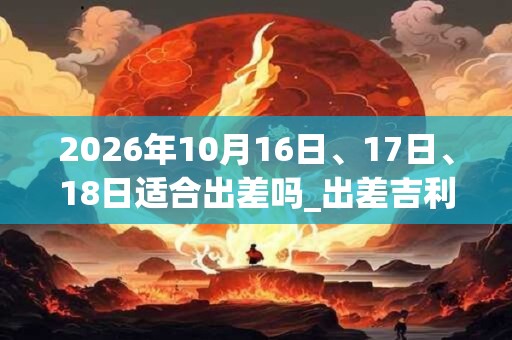 2026年10月16日、17日、18日适合出差吗_出差吉利吗 2026年10月16日、17日、18日适合出差吗_出差吉利吗