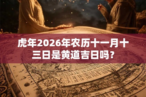 虎年2026年农历十一月十三日是黄道吉日吗? 虎年2026年农历十一月十三日是黄道吉日吗?