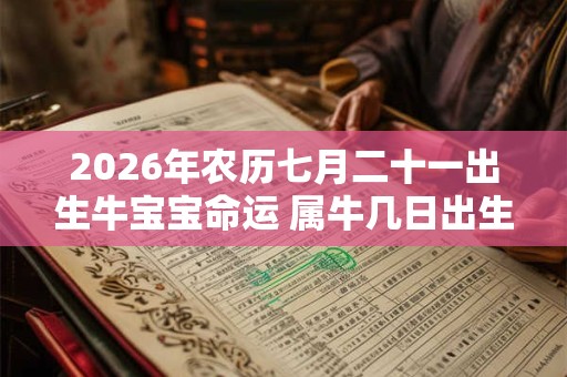 2026年农历七月二十一出生牛宝宝命运 属牛几日出生最好 2026年农历七月二十一出生牛宝宝命运 属牛几日出生最好