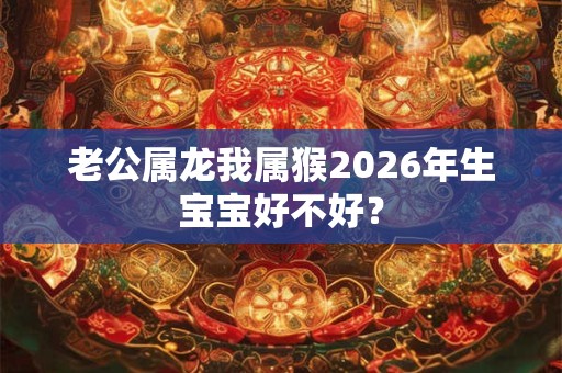 老公属龙我属猴2026年生宝宝好不好? 老公属龙我属猴2026年生宝宝好不好?