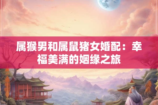 属猴男和属鼠猪女婚配:幸福美满的姻缘之旅 属猴男和属鼠猪女婚配:幸福美满的姻缘之旅