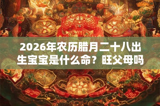 2026年农历腊月二十八出生宝宝是什么命？旺父母吗？