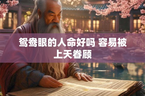 鸳鸯眼的人命好吗 容易被上天眷顾