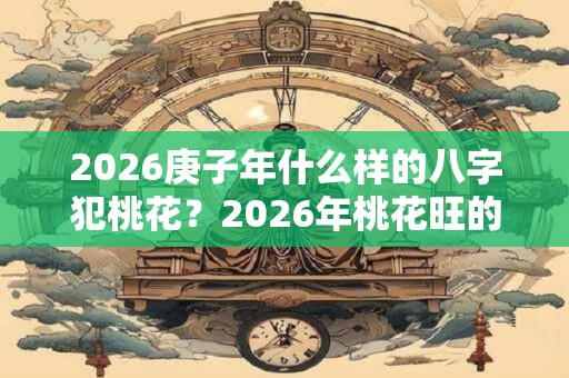 2026庚子年什么样的八字犯桃花?2026年桃花旺的八字 2026庚子年什么样的八字犯桃花?2026年桃花旺的八字