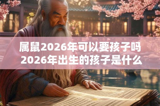 属鼠2026年可以要孩子吗 2026年出生的孩子是什么命