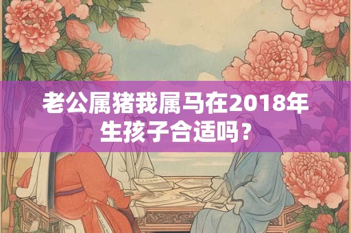 老公属猪我属马在2018年生孩子合适吗？