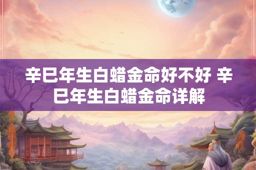 辛巳年生白蜡金命好不好 辛巳年生白蜡金命详解 辛巳年生白蜡金命好不好 辛巳年生白蜡金命详解